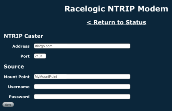 NTRIP Modem NTRIP Settings rtk2go.png