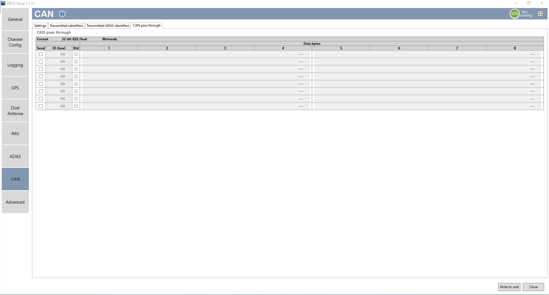 CAN - VBOX Setup with VBOX 3i ADAS - RACELOGIC Support Centre